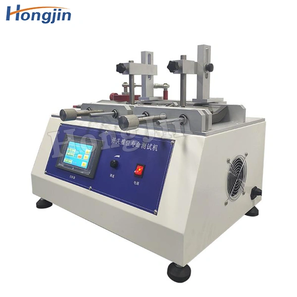 Машина для испытания на срок службы кулисного (лодочного) переключателя