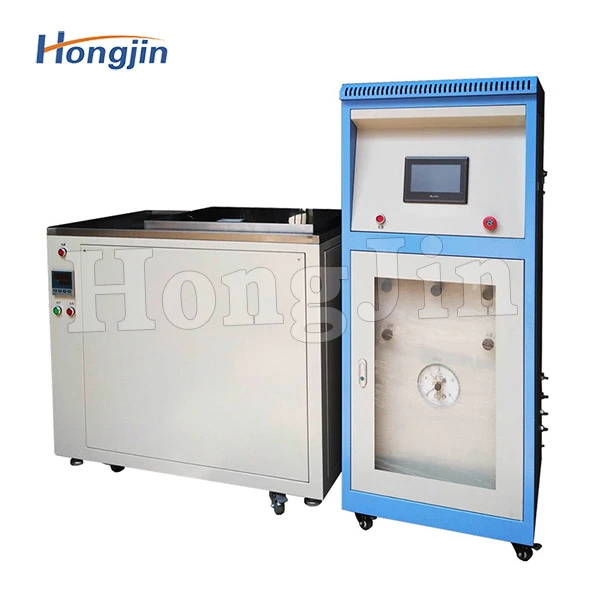 Hydrostatic testing machine for pipes