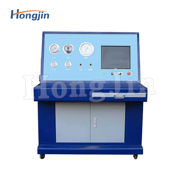 Rubber hose bending tester