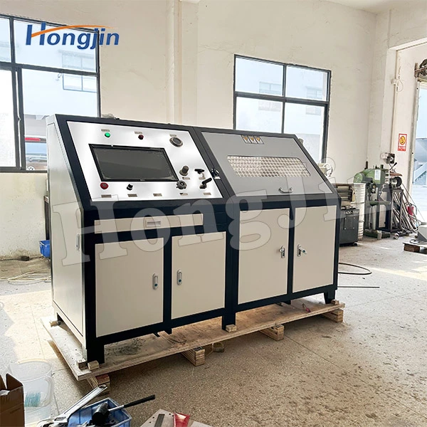 Automatic control blasting test machine
