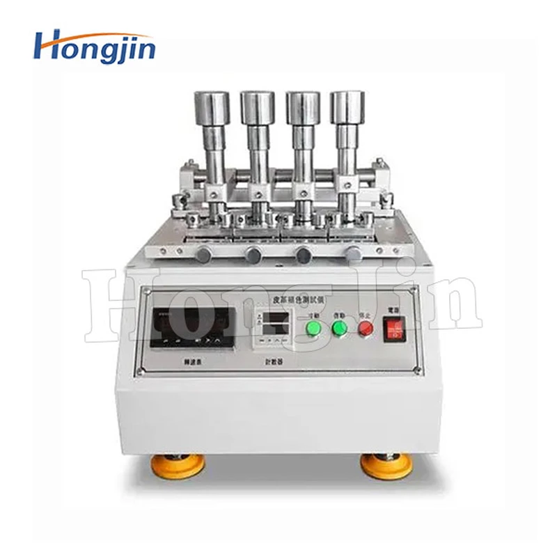 Leather color fastness test machine to friction