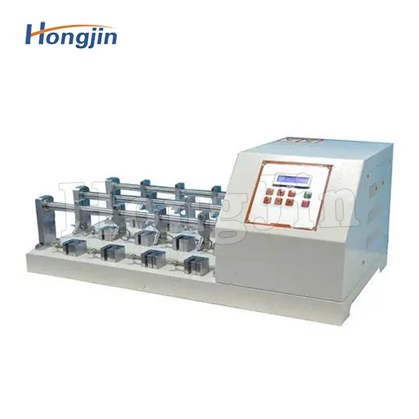 Leather flexibility testing machine