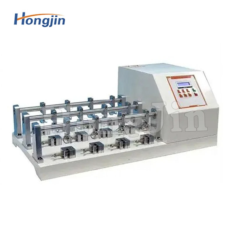 Leather flexibility testing machine