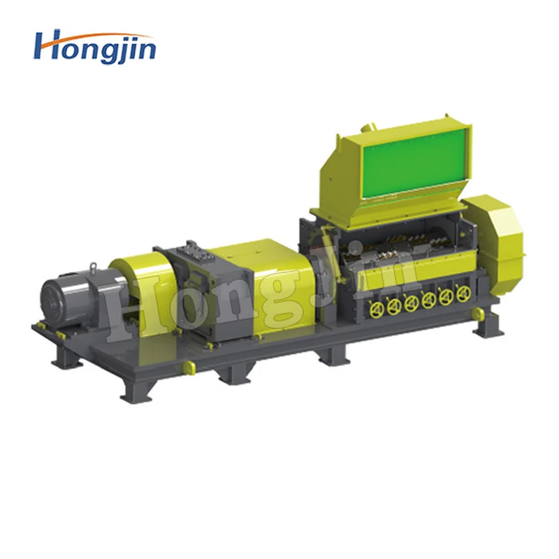 Waste tire recycling machine