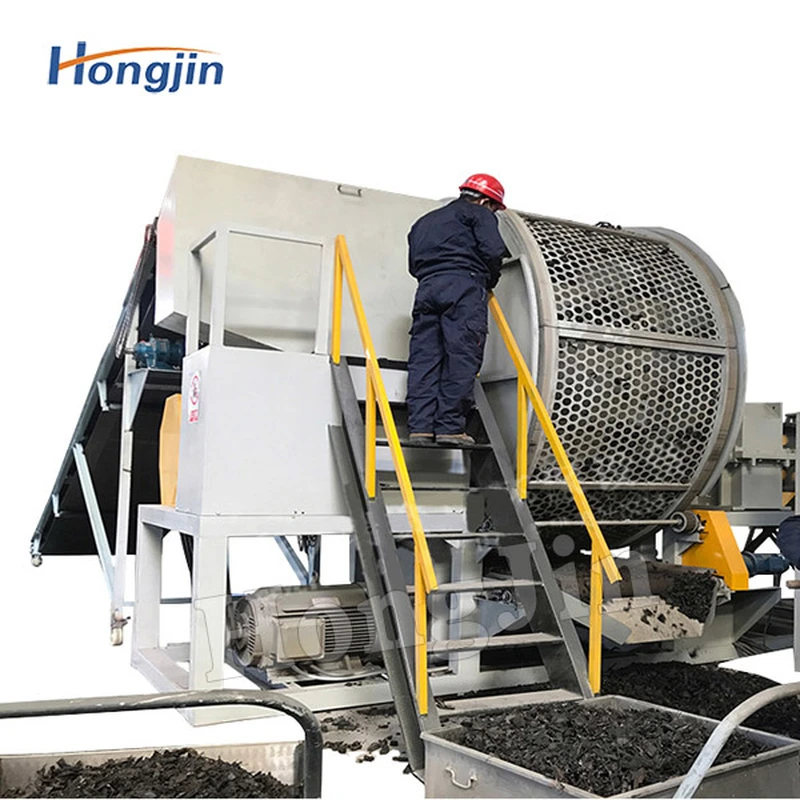 tire recycling machine