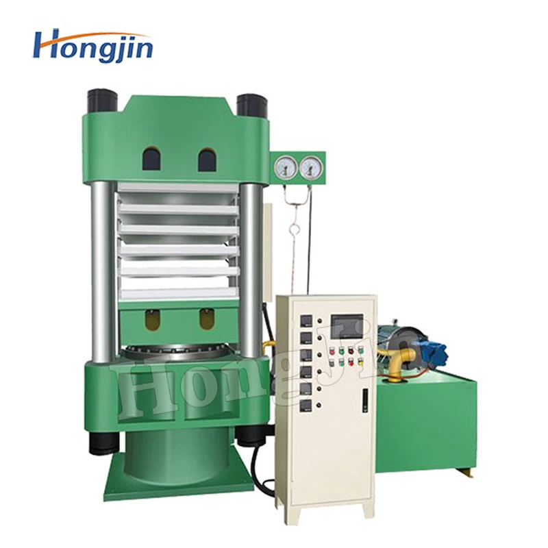 Small flat plate vulcanizing machine