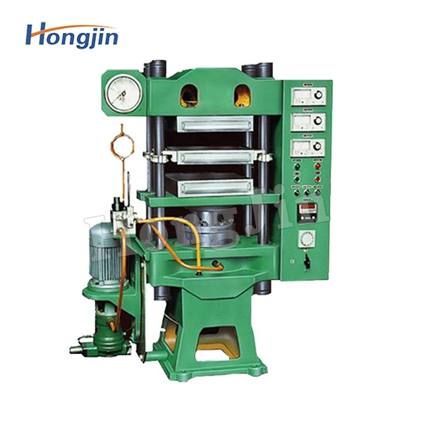 Small flat plate vulcanizing machine