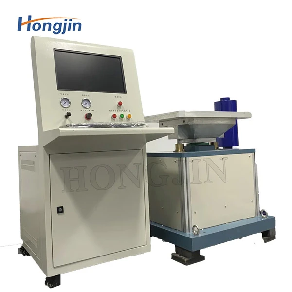 Pneumatic impact collision table