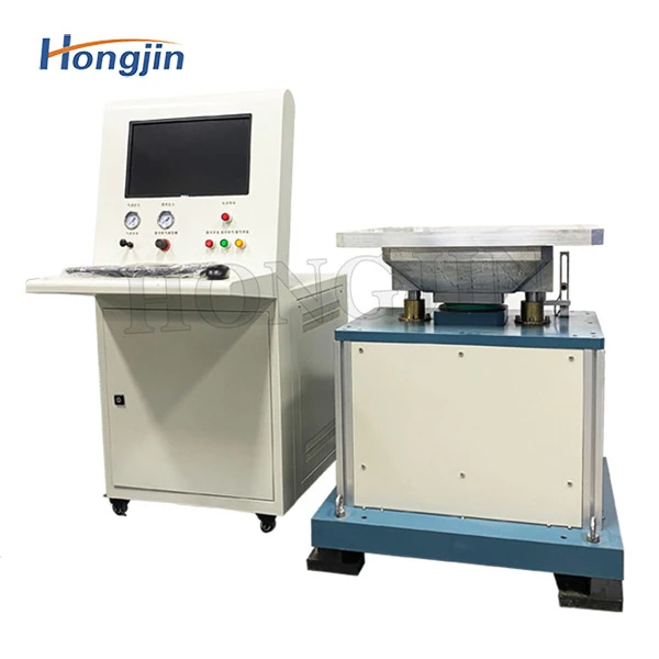 Pneumatic impact collision table