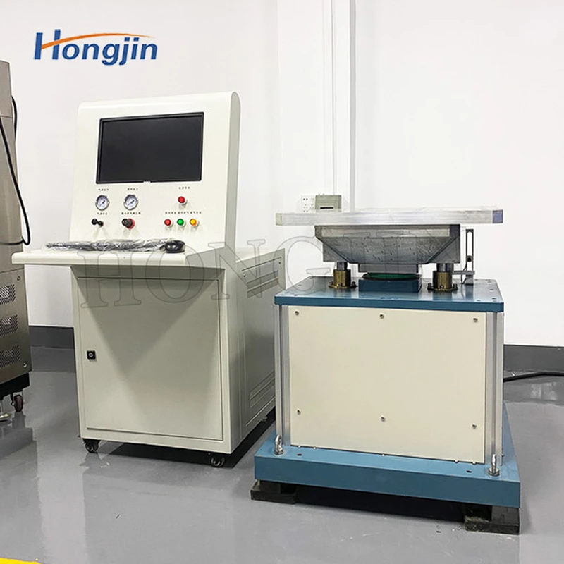 Pneumatic impact collision table