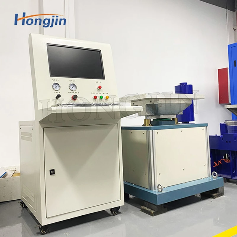 Pneumatic impact collision table