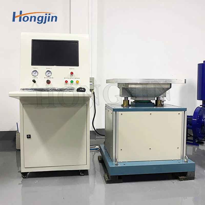 Pneumatic impact collision table