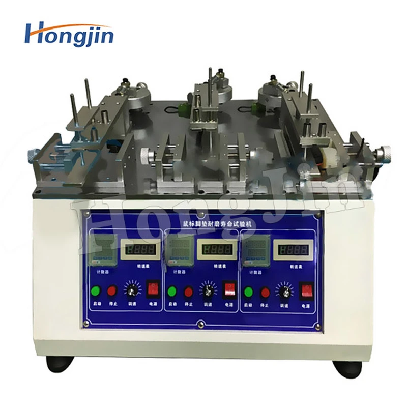 Computer mouse roller sliding life testing machine