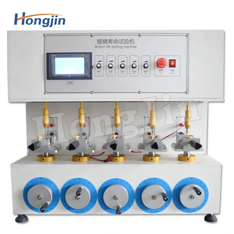 Multi-station key life testing machine