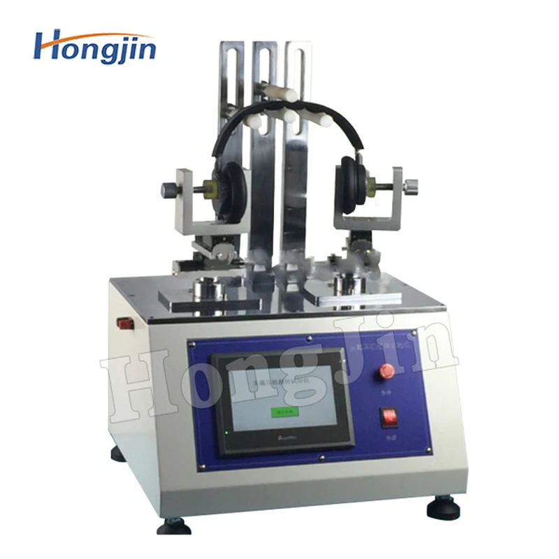 Headphone rotation plug-in test machine