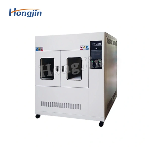 Liquid high and low temperature impact test chamber