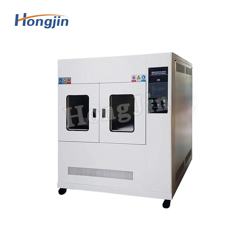 Liquid high and low temperature impact test chamber