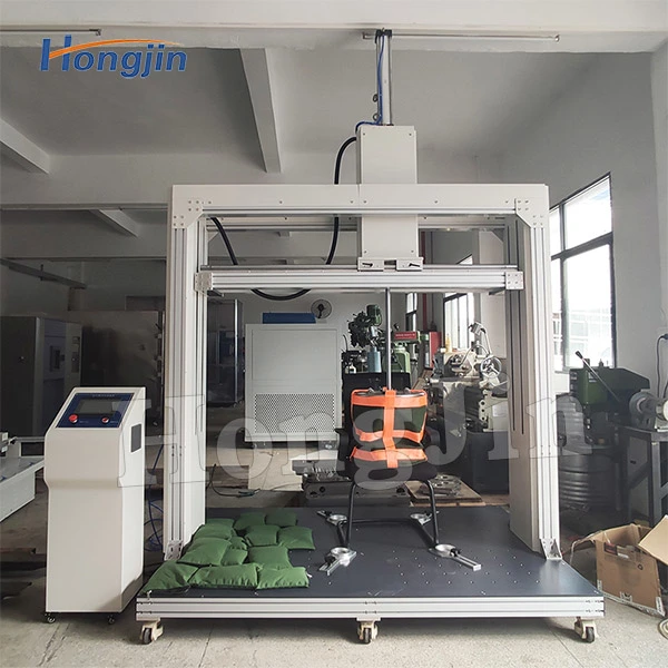 tester d'urto per sedie da ufficio