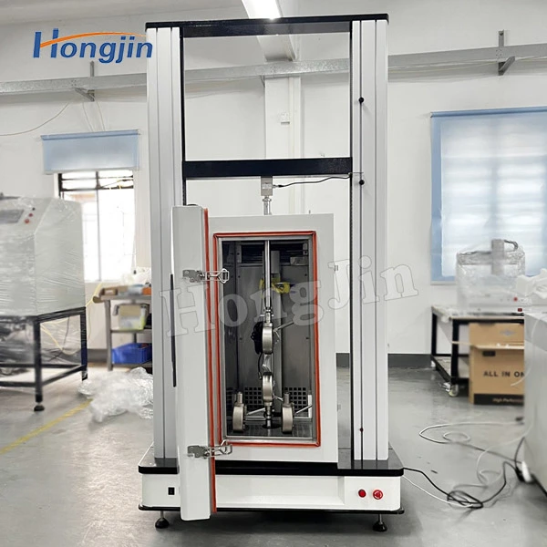 High and low temperature tensile machine