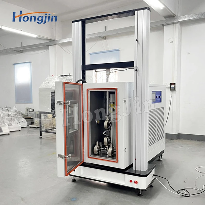 High and low temperature tensile machine