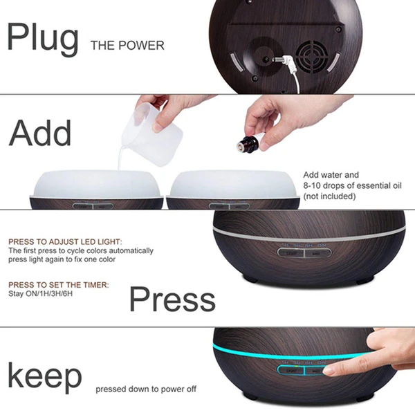 Led Essential Oil Aroma Diffuser,Aroma Air Diffuser