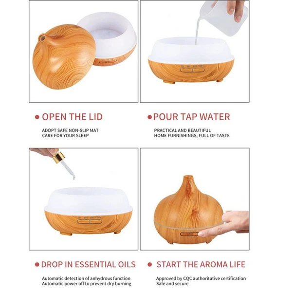 Led Aroma Diffuser,Ultrasonic Aromatherapy Diffuser