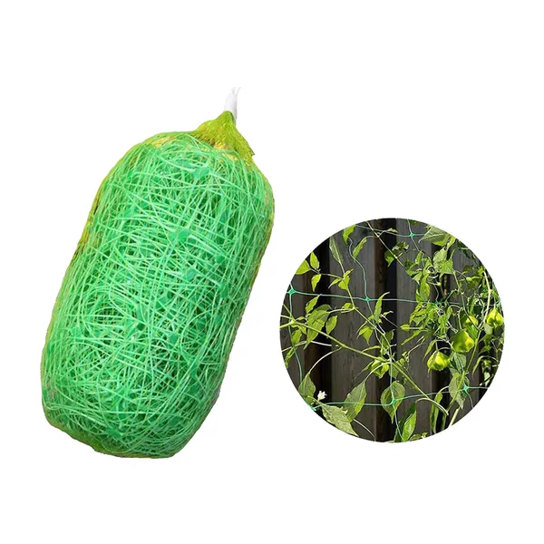 Red de enrejado de jardín de plástico de polipropileno resistente verde  