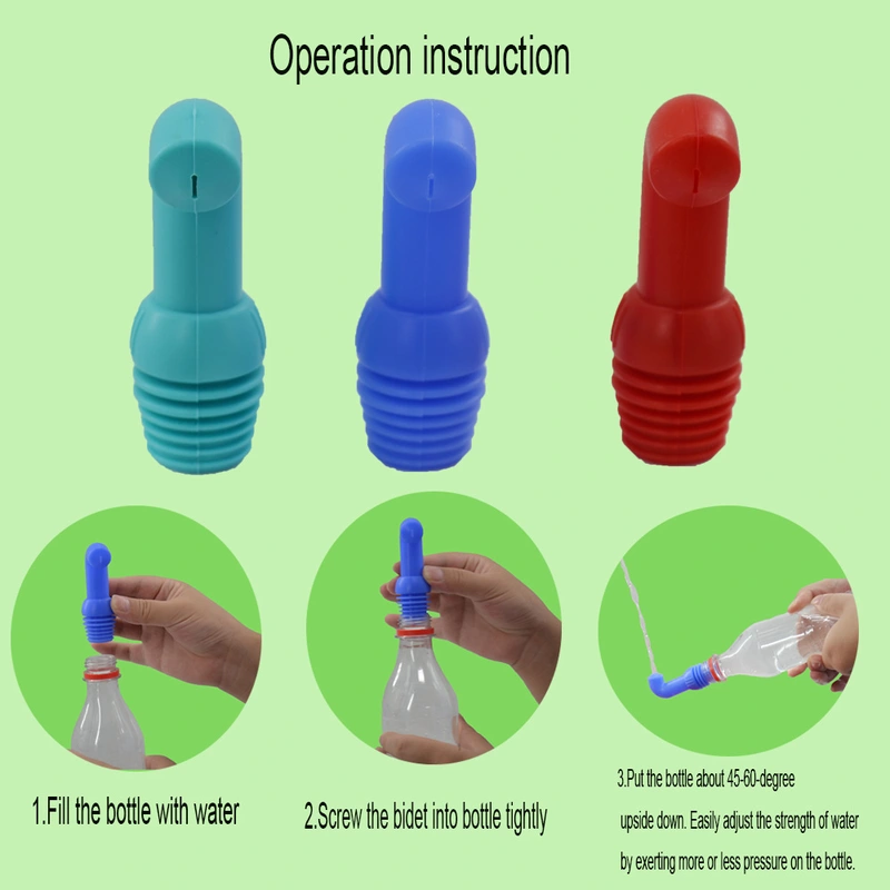 переносное дорожное биде, совместимое со всеми бутылками после доставки 