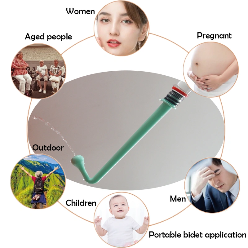 переносное дорожное биде, совместимое со всеми бутылками после доставки 