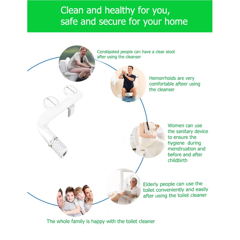 Chrome Plated Toilet Bidet Sprayer 