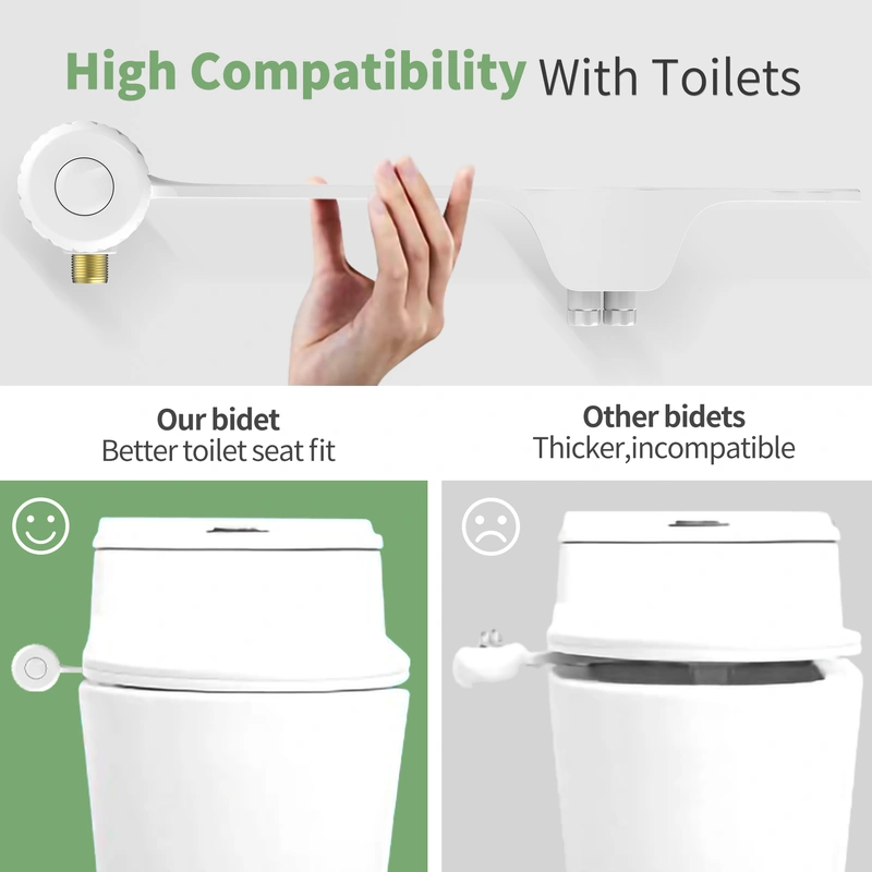 Chrome Plated Toilet Bidet Sprayer 