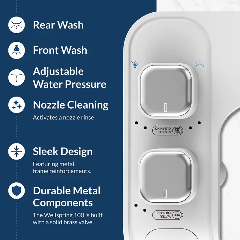 OEM/ODM Ultra-Slim Bathroom Bidet Attachment