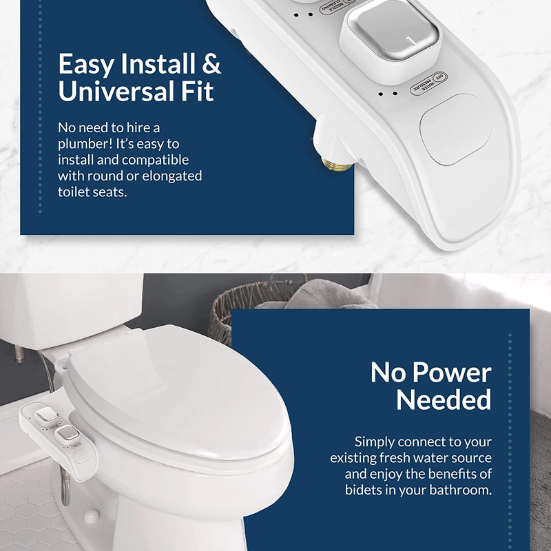 OEM/ODM Ultra-Slim Bathroom Bidet Attachment