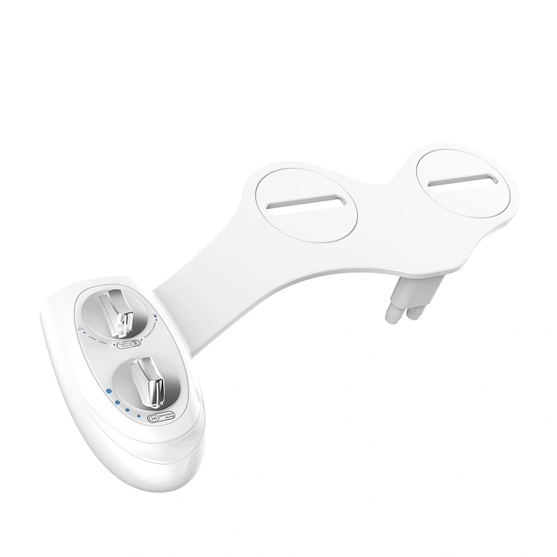Super Slim Dual Wash Nozzle Toilet Seat Attachment