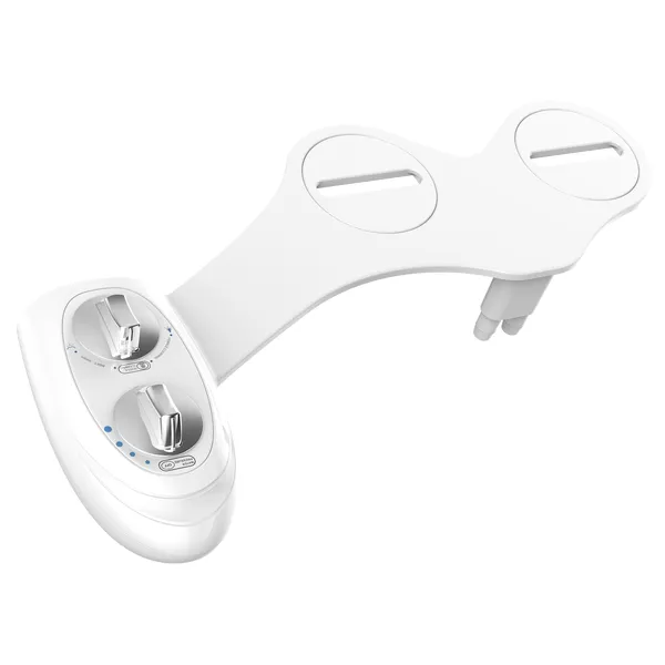 Super Slim Dual Wash Nozzle Toilet Seat Attachment