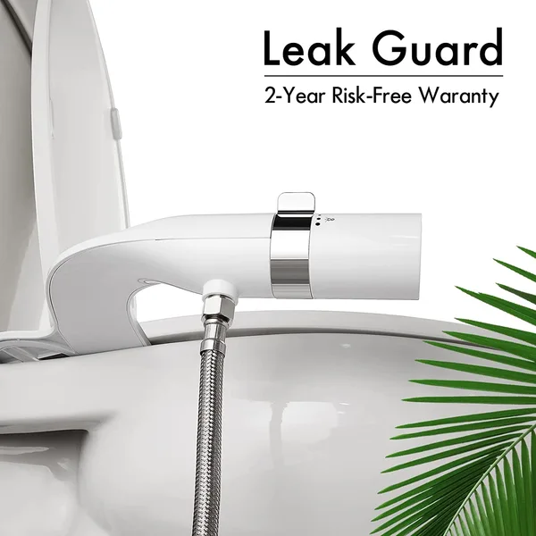 OEM/ODM Super Slim and Thin Dual Wash Nozzles Toilet Seat Attachment