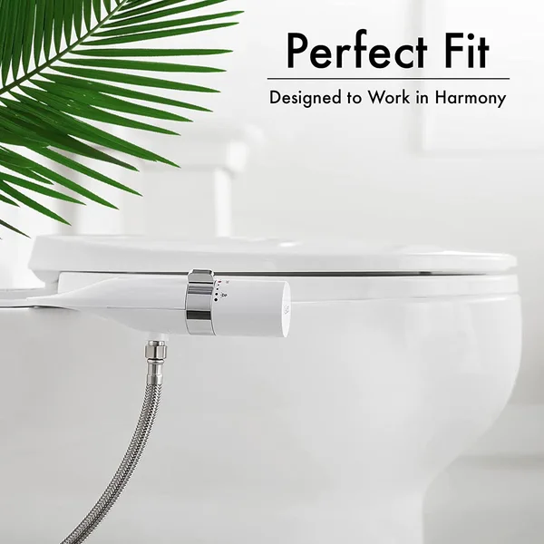 OEM/ODM Super Slim and Thin Dual Wash Nozzles Toilet Seat Attachment