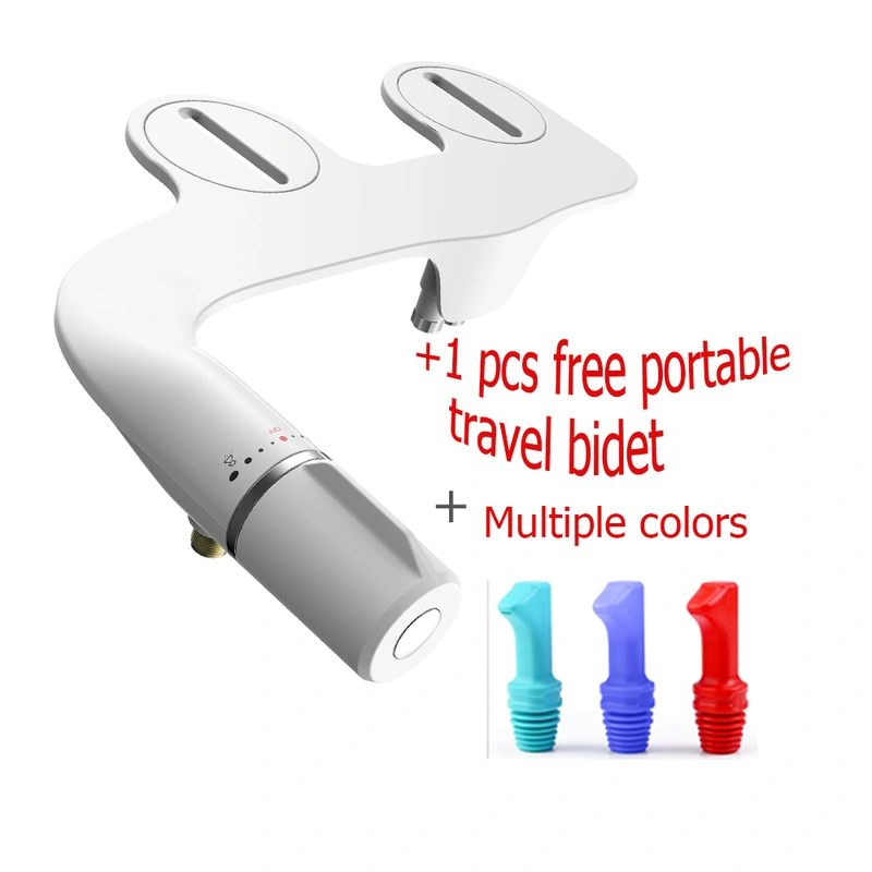 Ultra-Slim Toilet Bidet Seat with Dual Hygienic Shower Nozzles