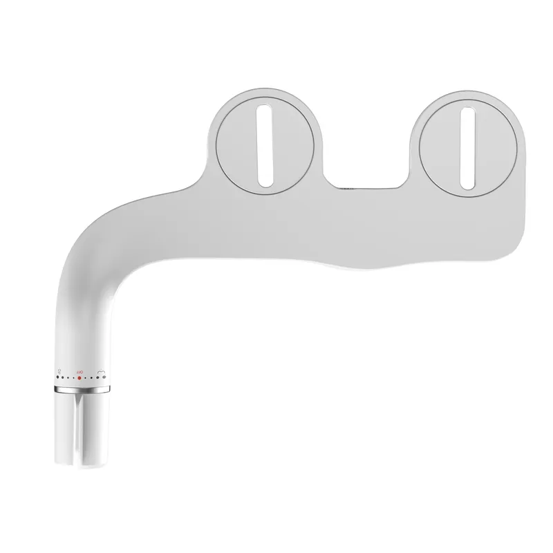 Ultra-Slim Toilet Bidet Seat with Dual Hygienic Shower Nozzles
