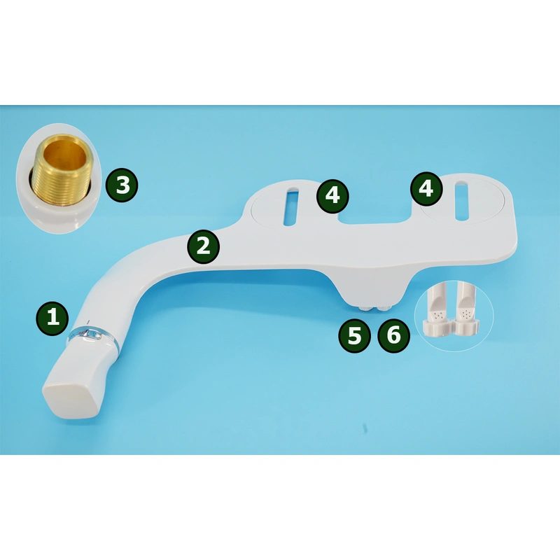  Self Cleaning Nozzle  Non-electric Bidet Toilet Attachment 
