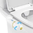  Self Cleaning Water Sprayer Bidet Toilet Seat Attachment for Personal