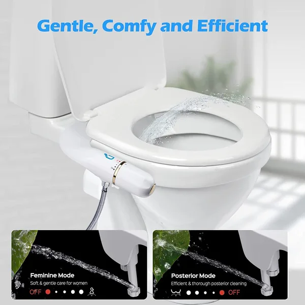  Self Cleaning Water Sprayer Bidet Toilet Seat Attachment for Personal