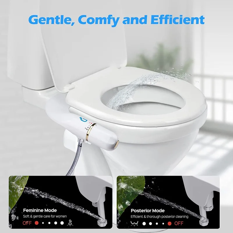  Self Cleaning Water Sprayer Bidet Toilet Seat Attachment for Personal
