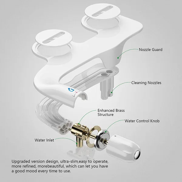  Self Cleaning Water Sprayer Bidet Toilet Seat Attachment for Personal