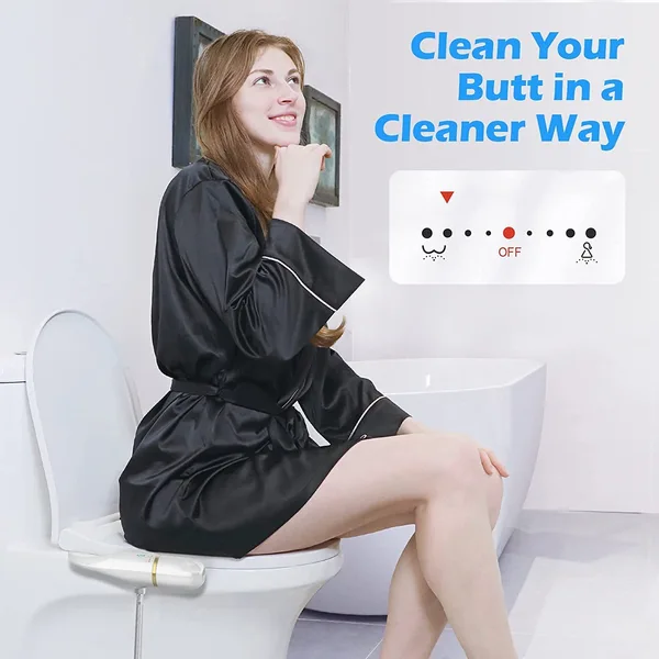  Self Cleaning Water Sprayer Bidet Toilet Seat Attachment for Personal