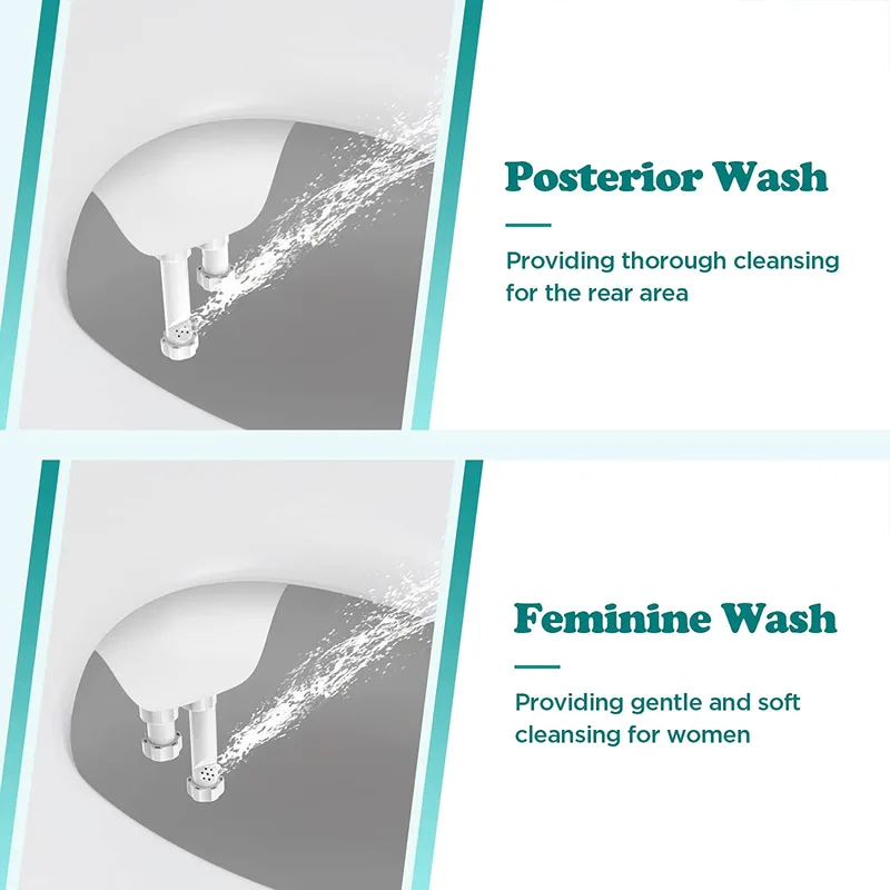  Self Cleaning Water Sprayer Bidet Toilet Seat Attachment for Personal