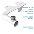 Toilet Bidet Non-Electric Mechanical Bidet Toilet Seat Attachment 