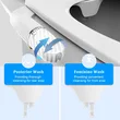 Dual Wash Nozzle Toilet Seat Attachment Non-Electric