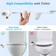 Dual Wash Nozzle Toilet Seat Attachment Non-Electric