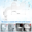 Dual Wash Nozzle Toilet Seat Attachment Non-Electric